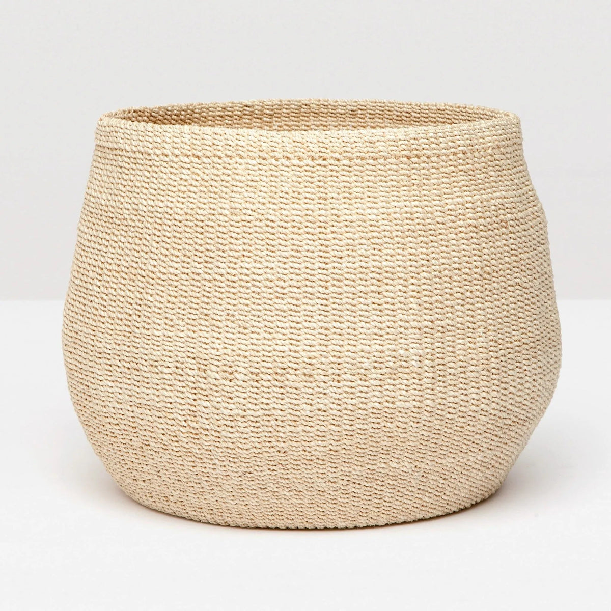 Pigeon and Poodle - PP002394 - Davao Basket Set - Davao - Bleached Natural Abaca Fiber
