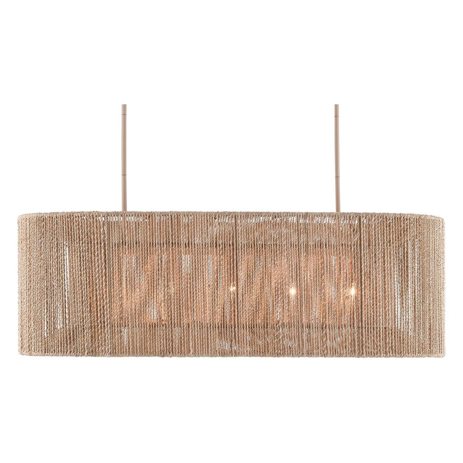 Currey and Company 9000-0737 Mereworth Oval Chandelier in Natural/Beige