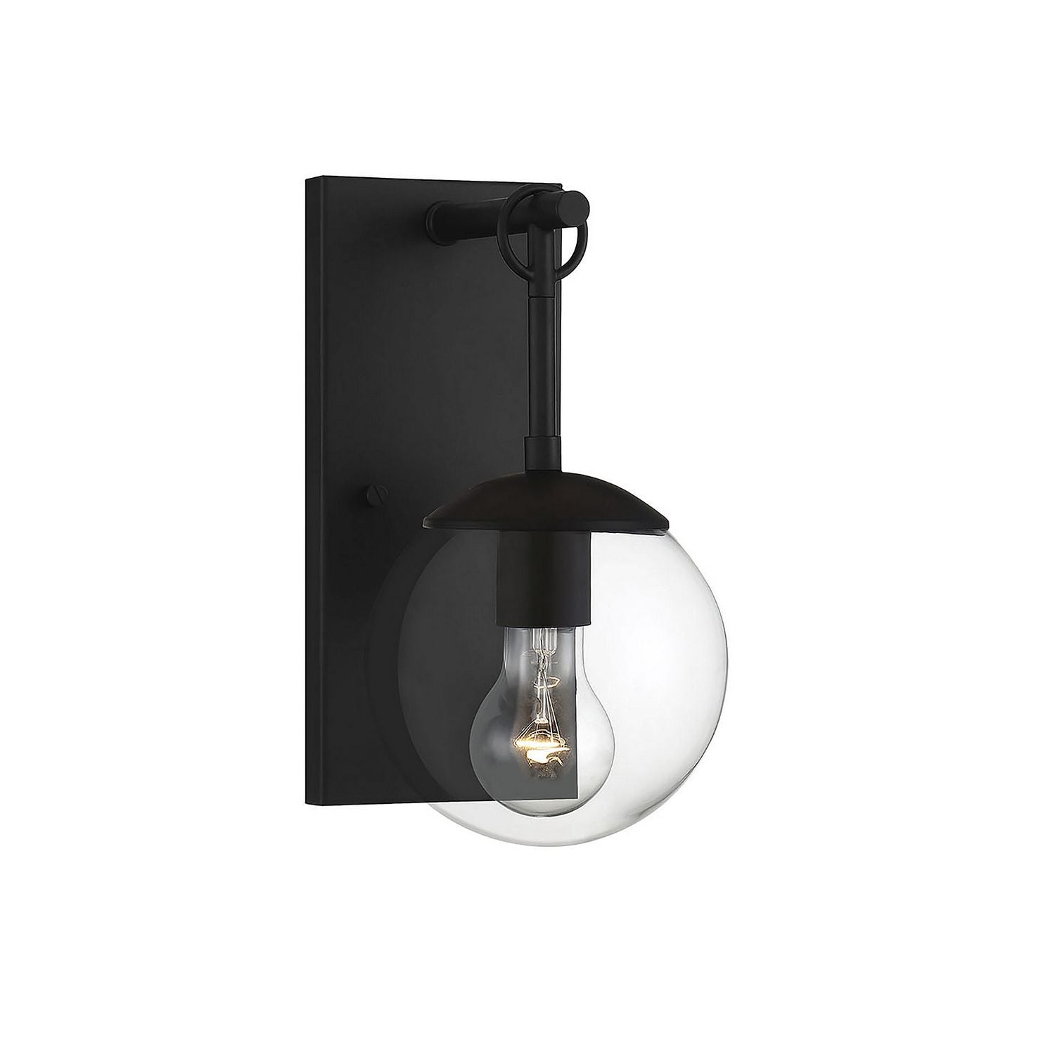 Meridian M50029BK One Light Outdoor Wall Sconce in Matte Black