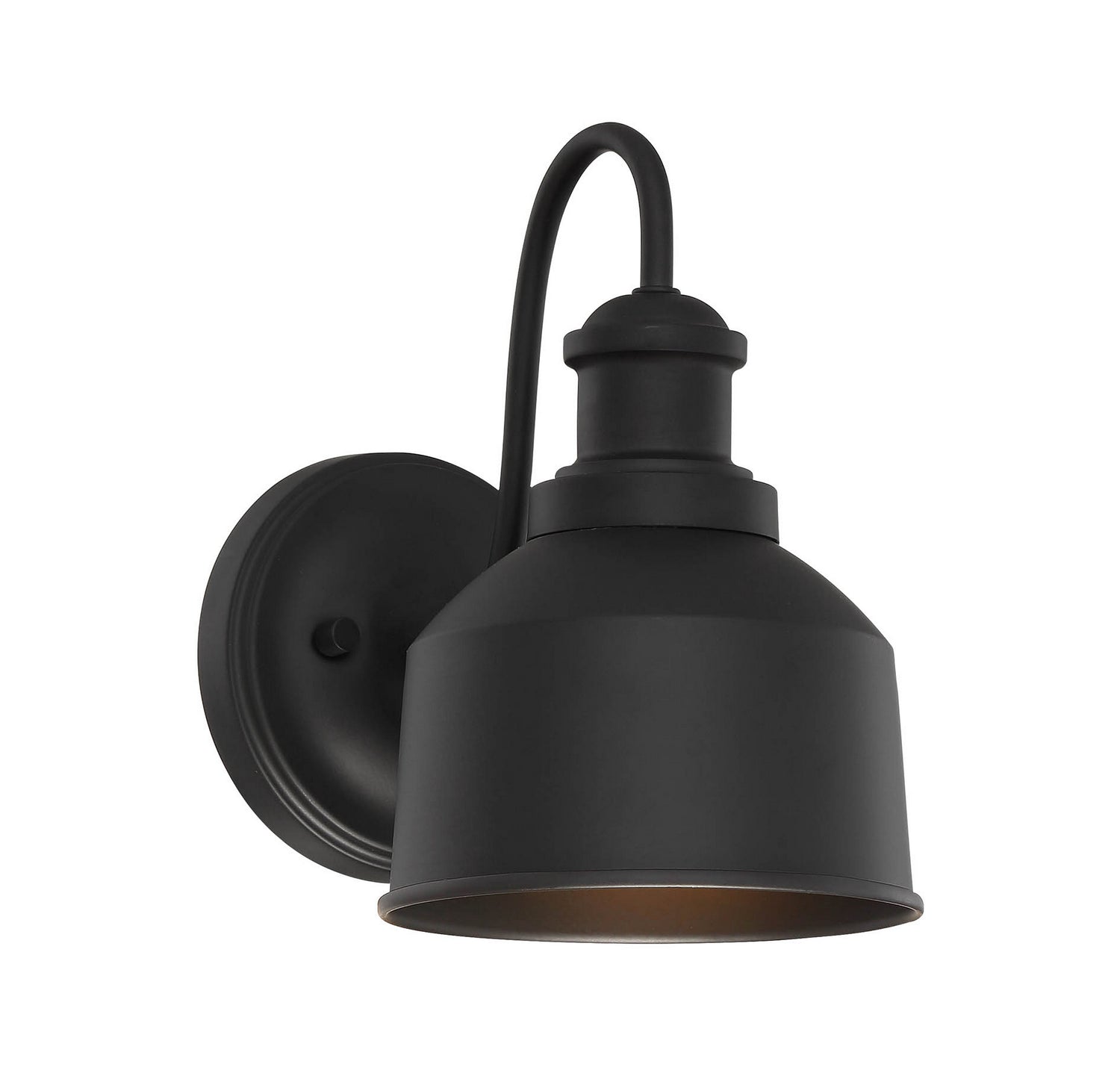 Meridian M50046BK One Light Outdoor Wall Sconce in Matte Black