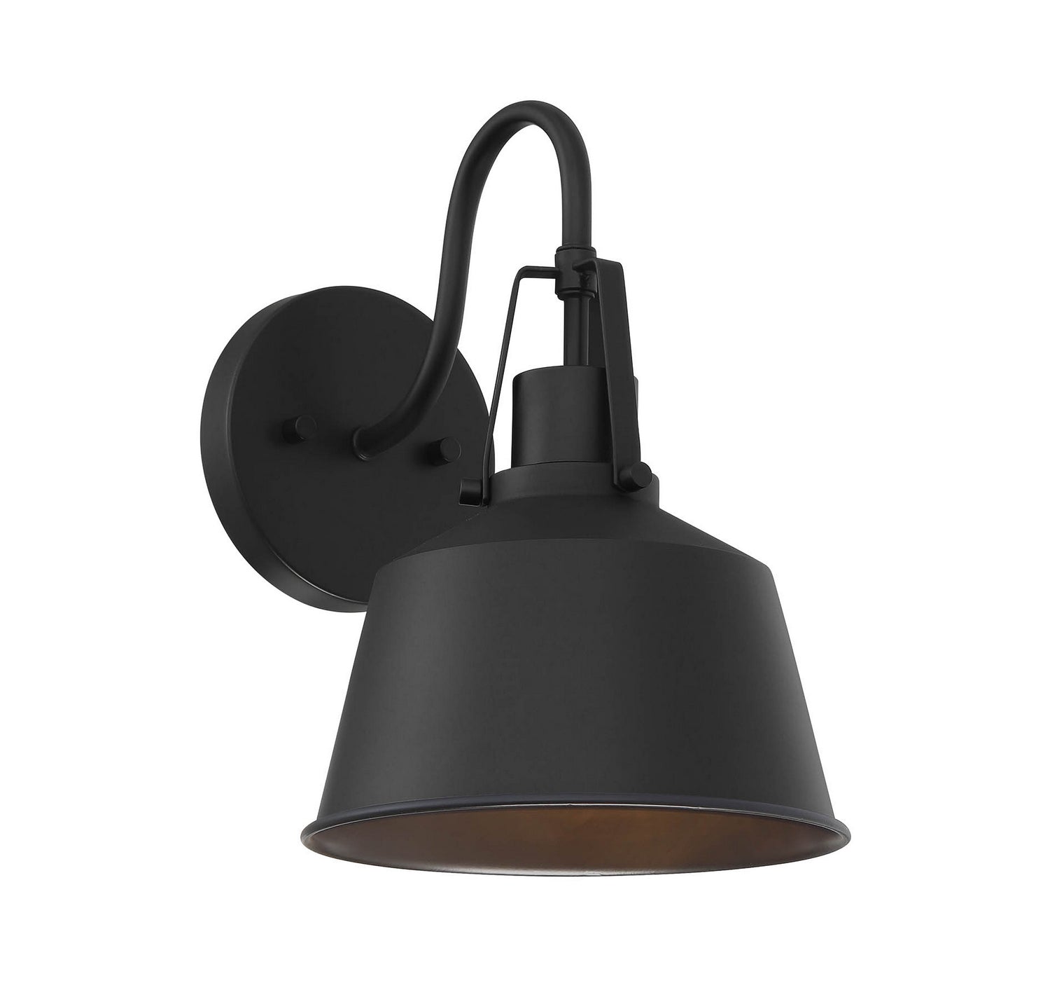 Meridian M50049BK One Light Outdoor Wall Sconce in Matte Black