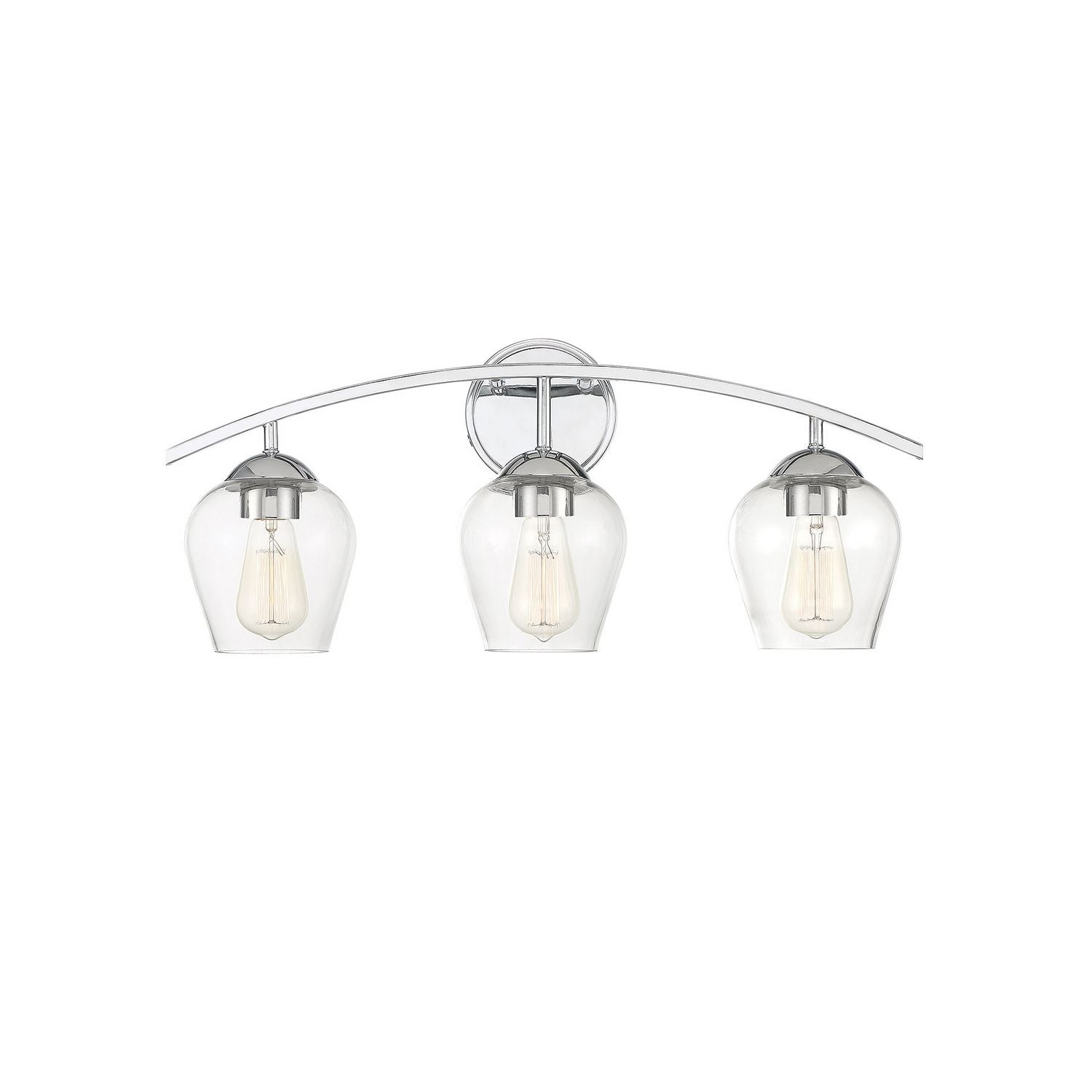 Meridian M80032CH Three Light Bathroom Vanity Light in Chrome