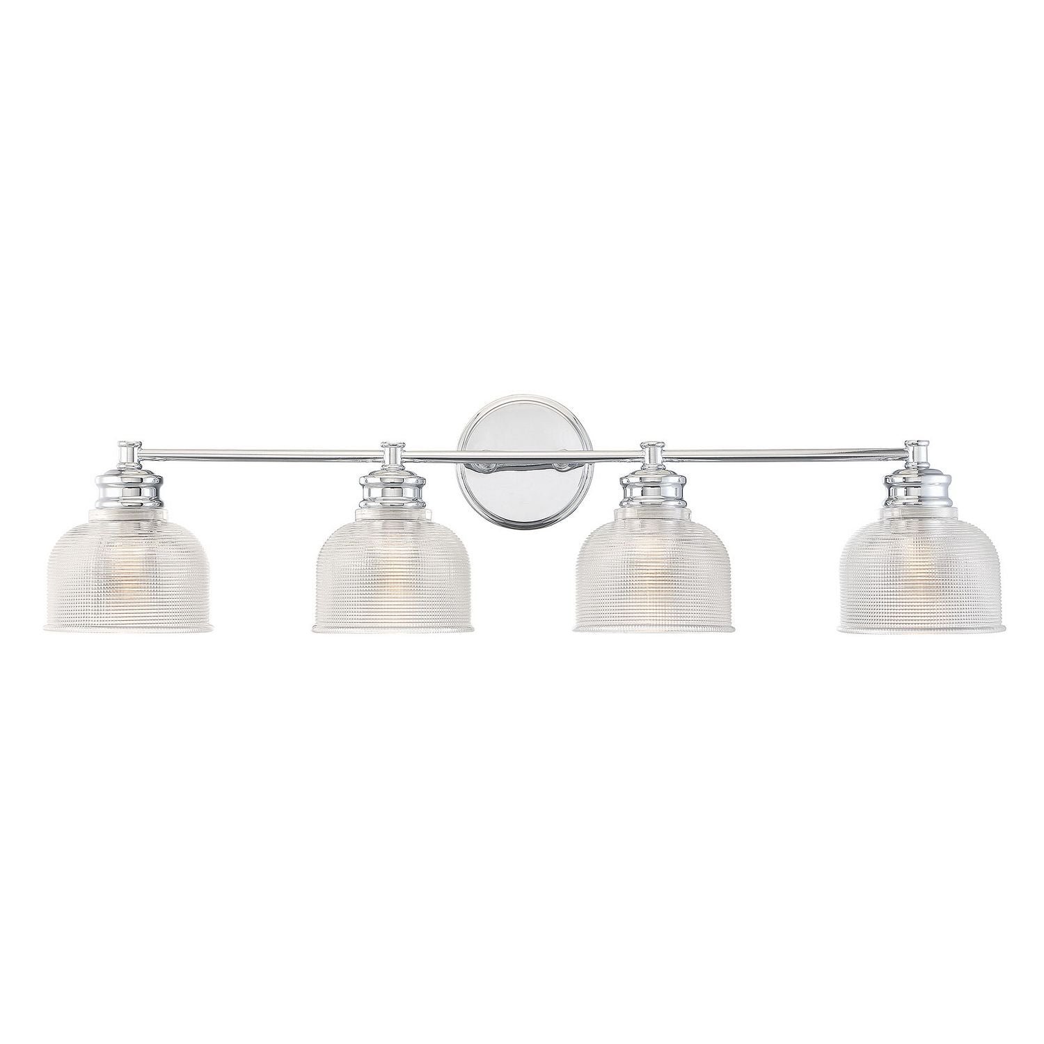Meridian M80036CH Four Light Bathroom Vanity Light in Chrome