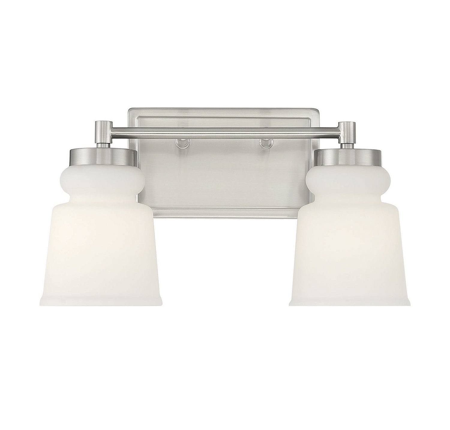 Meridian M80057BN Two Light Bathroom Vanity Light in Brushed Nickel