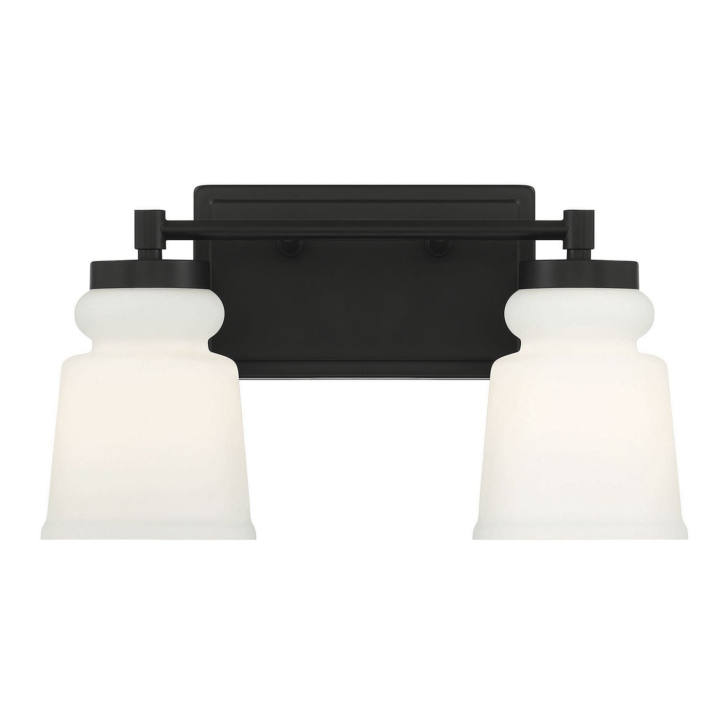 Meridian M80057MBK Two Light Bathroom Vanity Light in Matte Black
