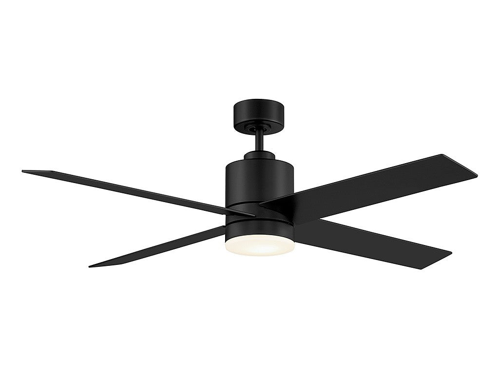 Meridian M2015MBK 52" Ceiling Fan in Matte Black