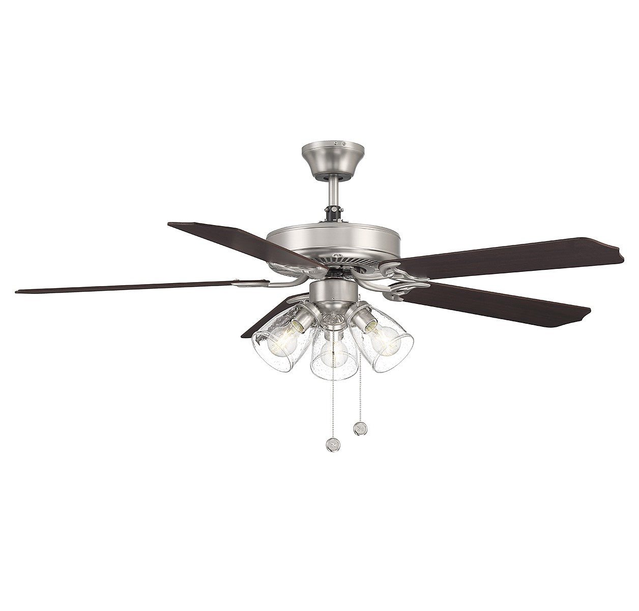Meridian M2022BNRV 52" Ceiling Fan in Brushed Nickel