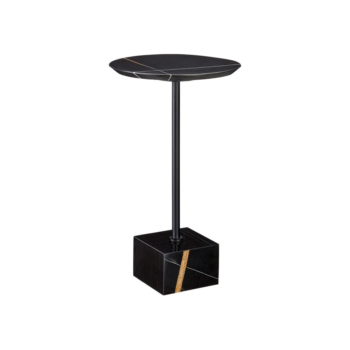 Currey and Company 4000-0181 Prado Drinks Table in Natural/Black