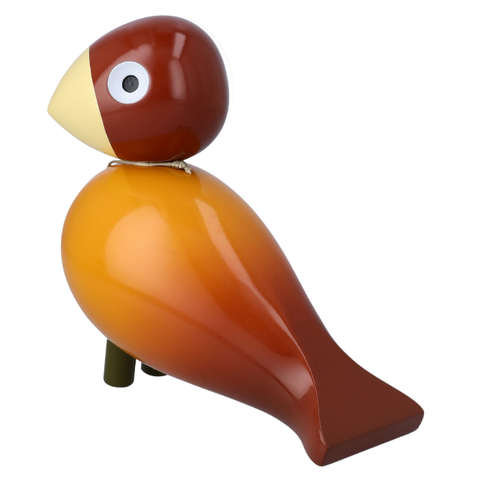 Kay Bojesen 39825 Story Bird Wooden Figurine in Orange