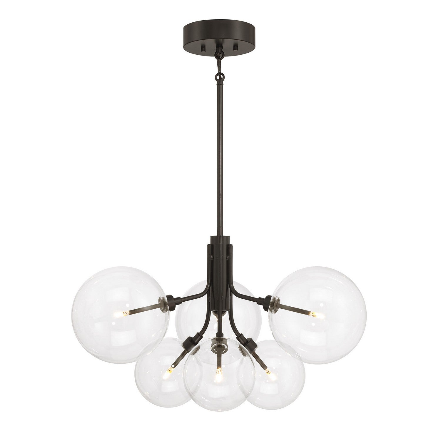 Meridian M100135ORB LED Chandelier in Oil Rubbed Bronze
