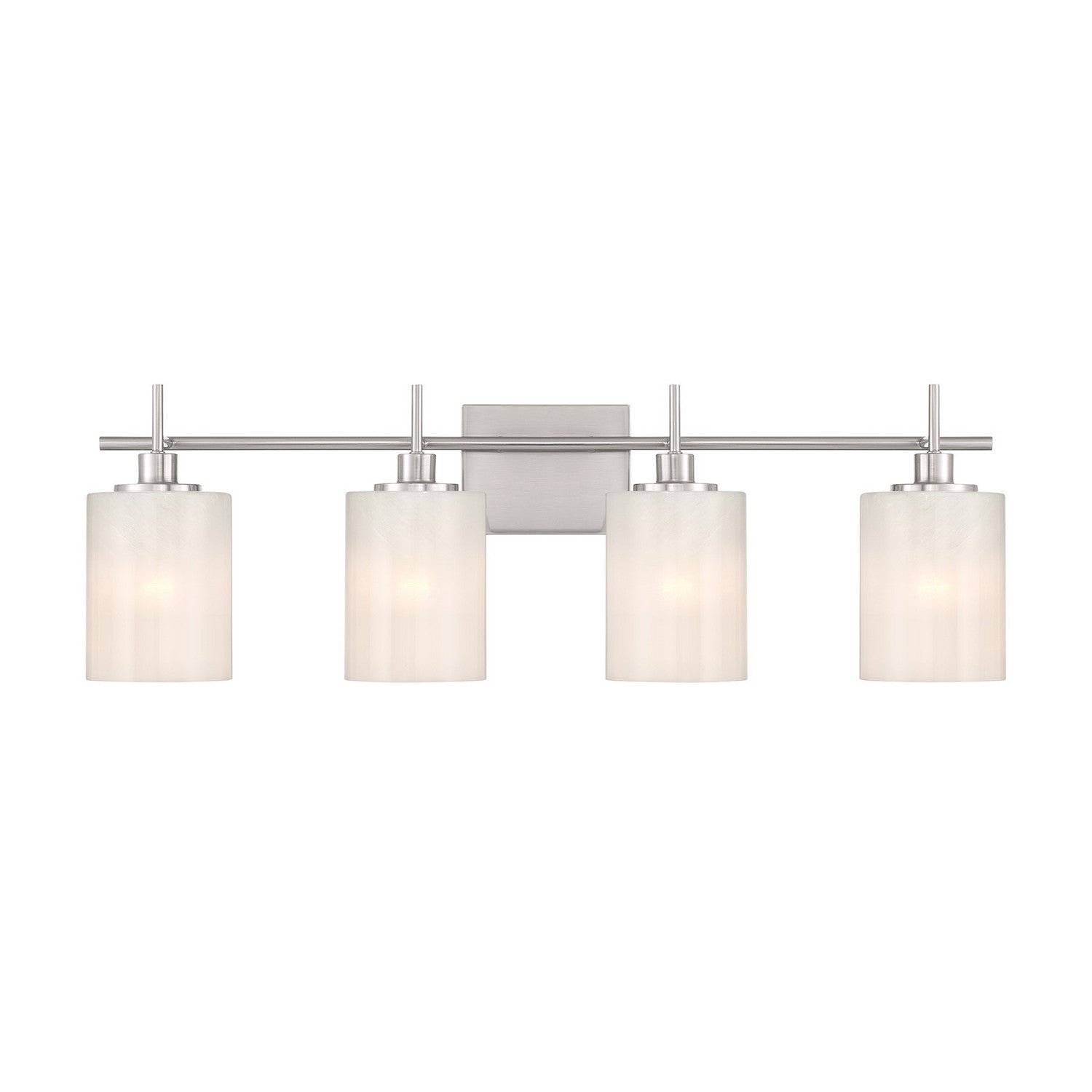 Meridian M80085BN Four Light Bathroom Vanity in Brushed Nickel