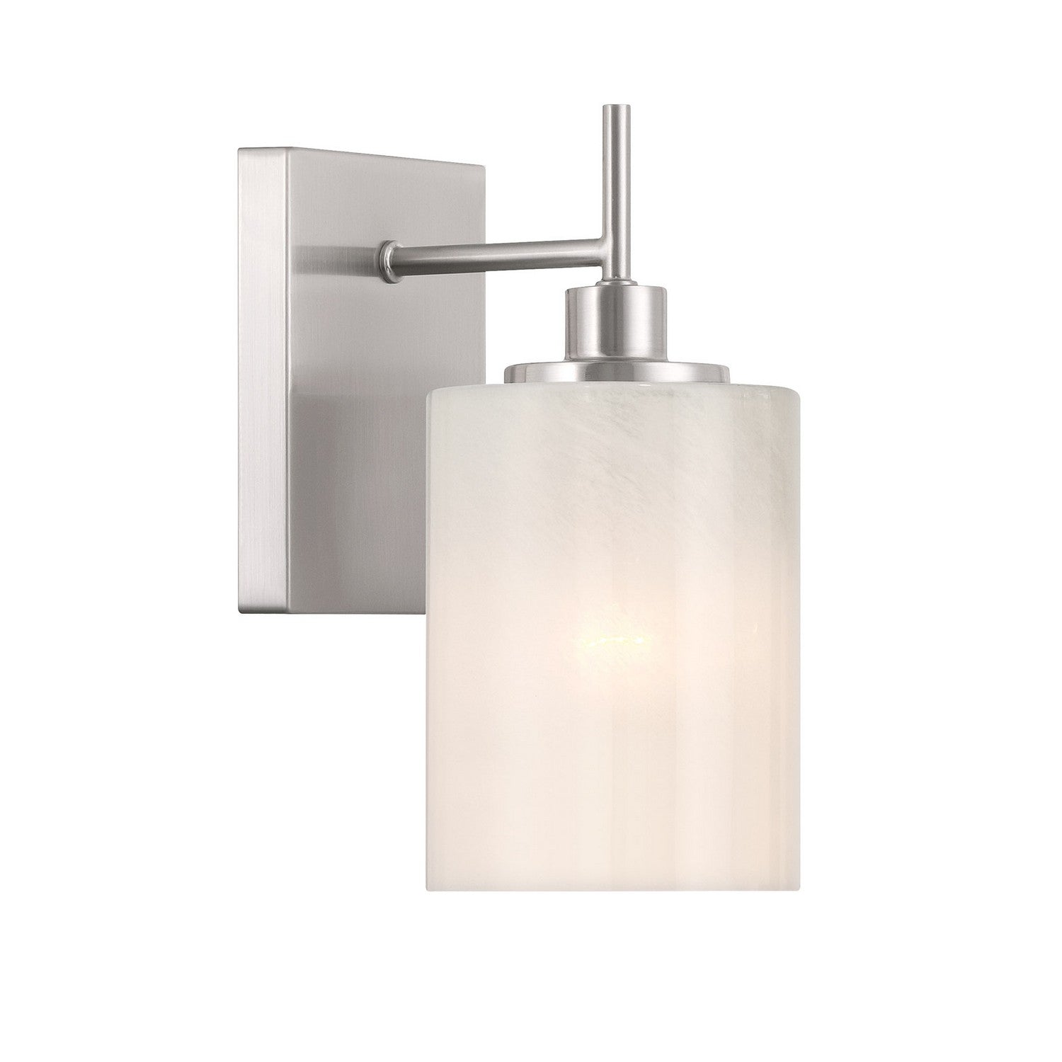 Meridian M90116BN One Light Wall Sconce in Brushed Nickel