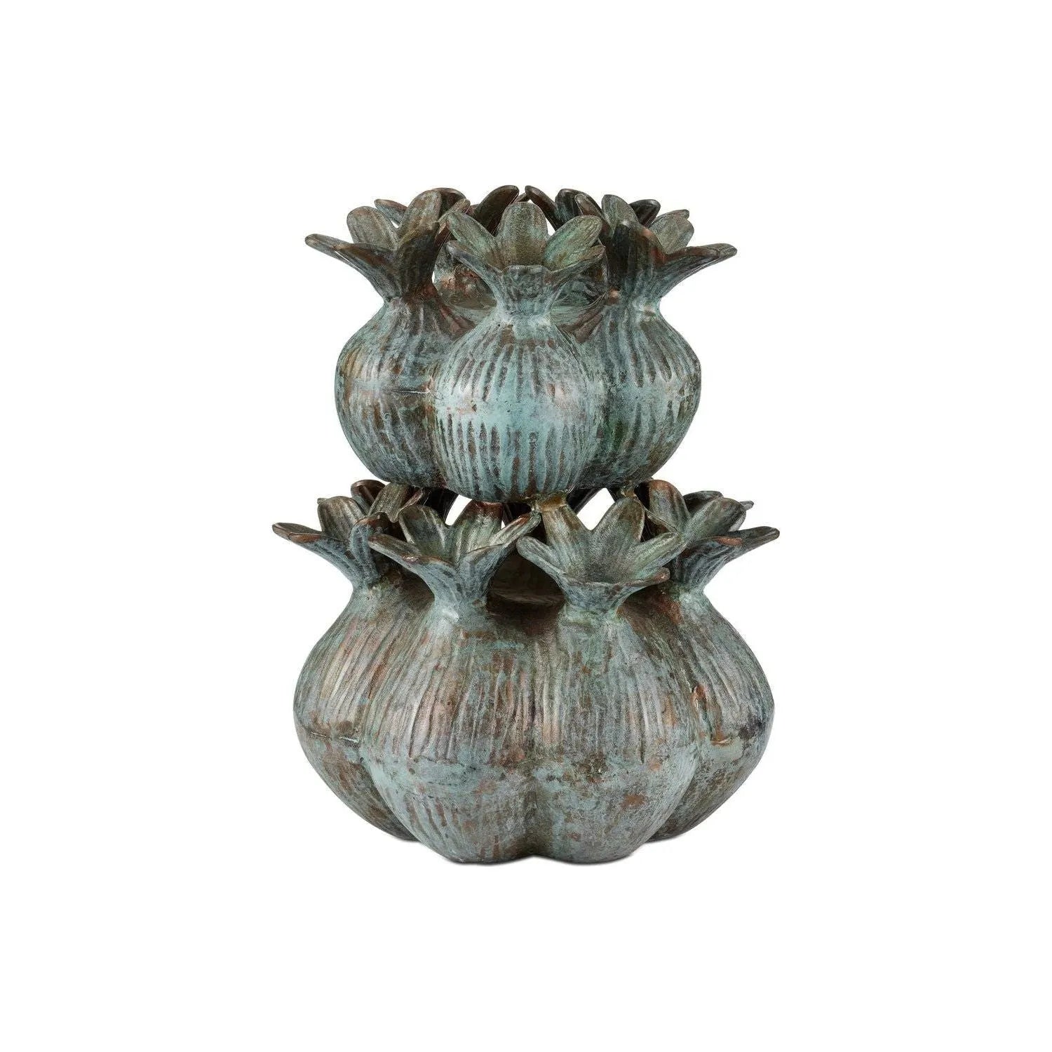 Currey and Company - 1200-0940 - Vase - Amsterdam - Verdigris