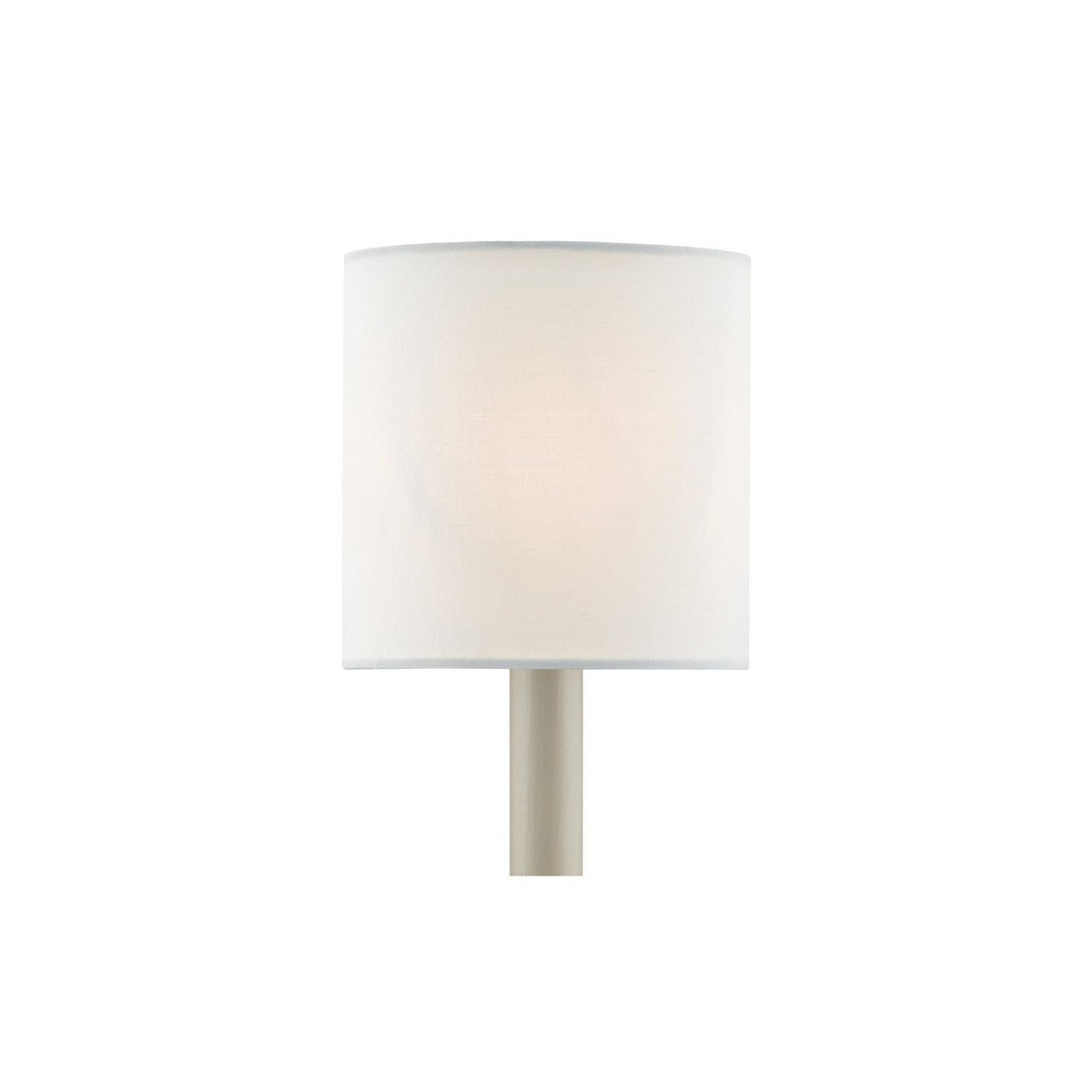 Currey and Company 0454 Cotton Drum Chandelier Shade in White Cotton