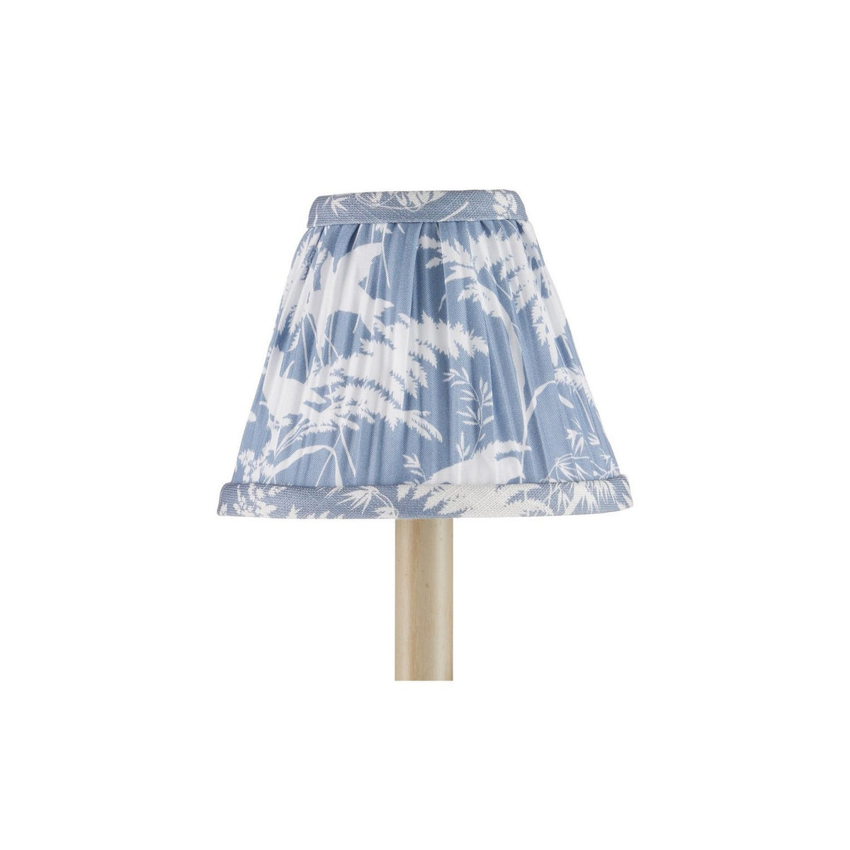 Currey and Company 0900-0044 Aviary Shade in Dusty Blue/Ivory