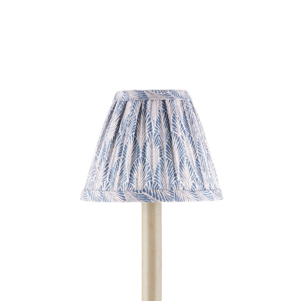 Currey and Company 0900-0051 Plume Shade in Blue/Ivory