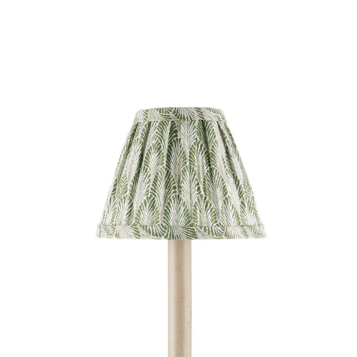 Currey and Company 0900-0052 Plume Shade in Green/Ivory