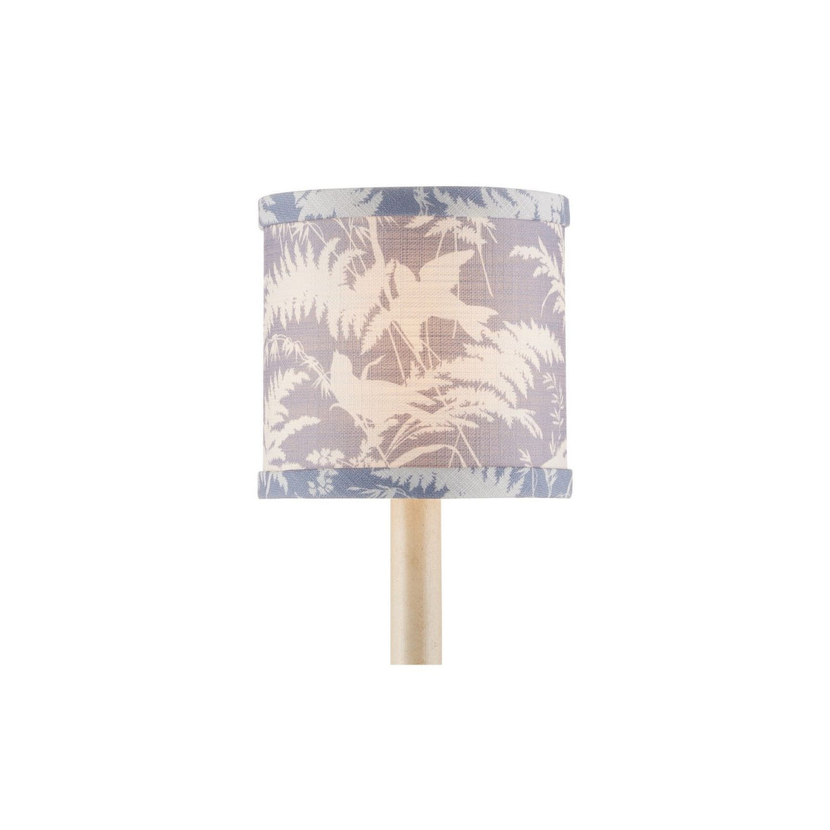 Currey and Company 0900-0056 Aviary Shade in Dusty Blue/Ivory