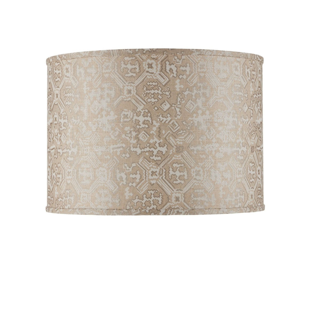 Currey and Company 0900-6013 Nomad Drum Lamp Shade in Beige/Ivory