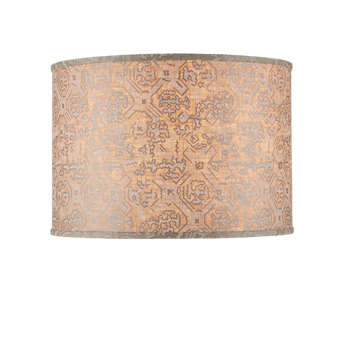Currey and Company 0900-6013 Nomad Drum Lamp Shade in Beige/Ivory