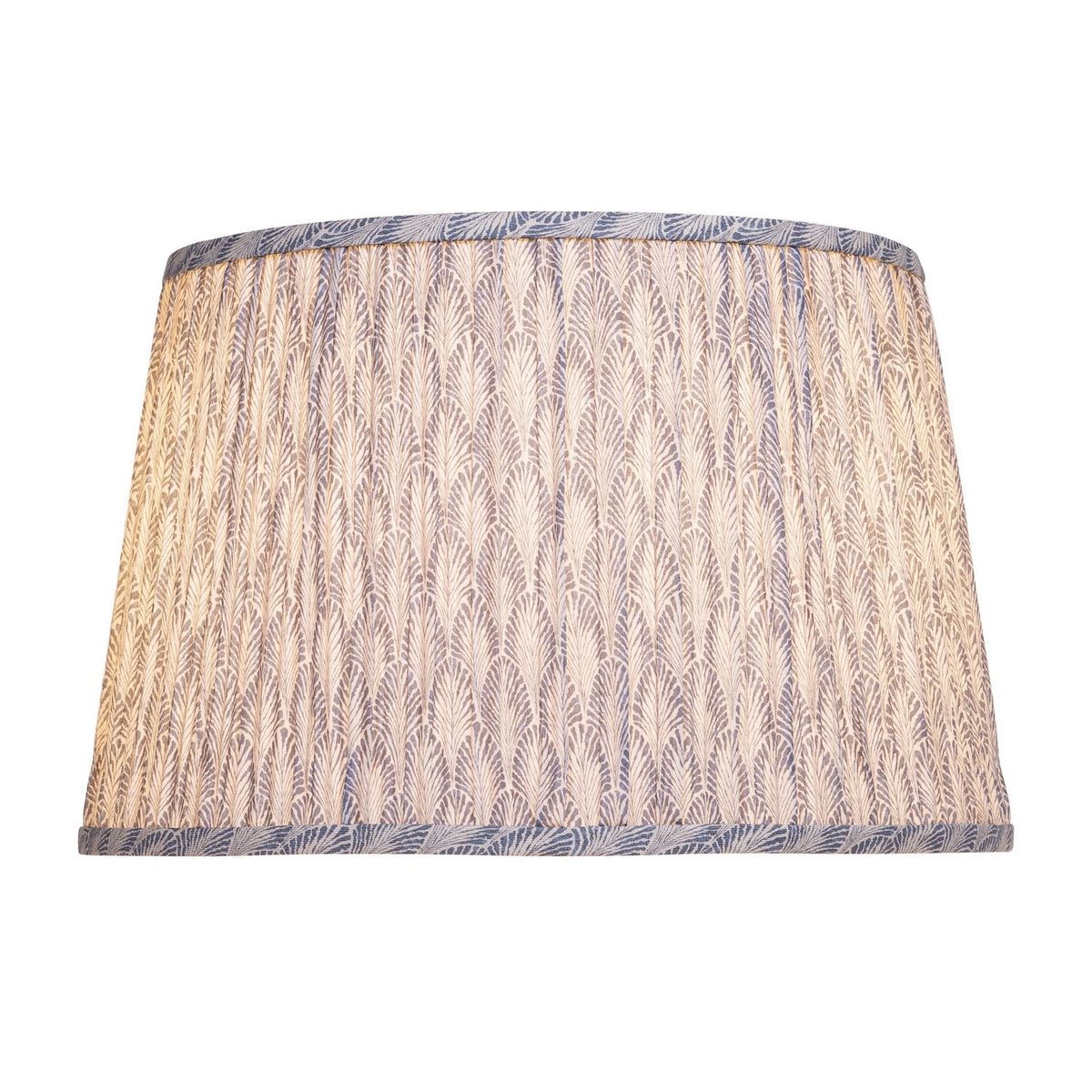 Currey and Company 0900-6021 Plume Shade in Blue/Ivory
