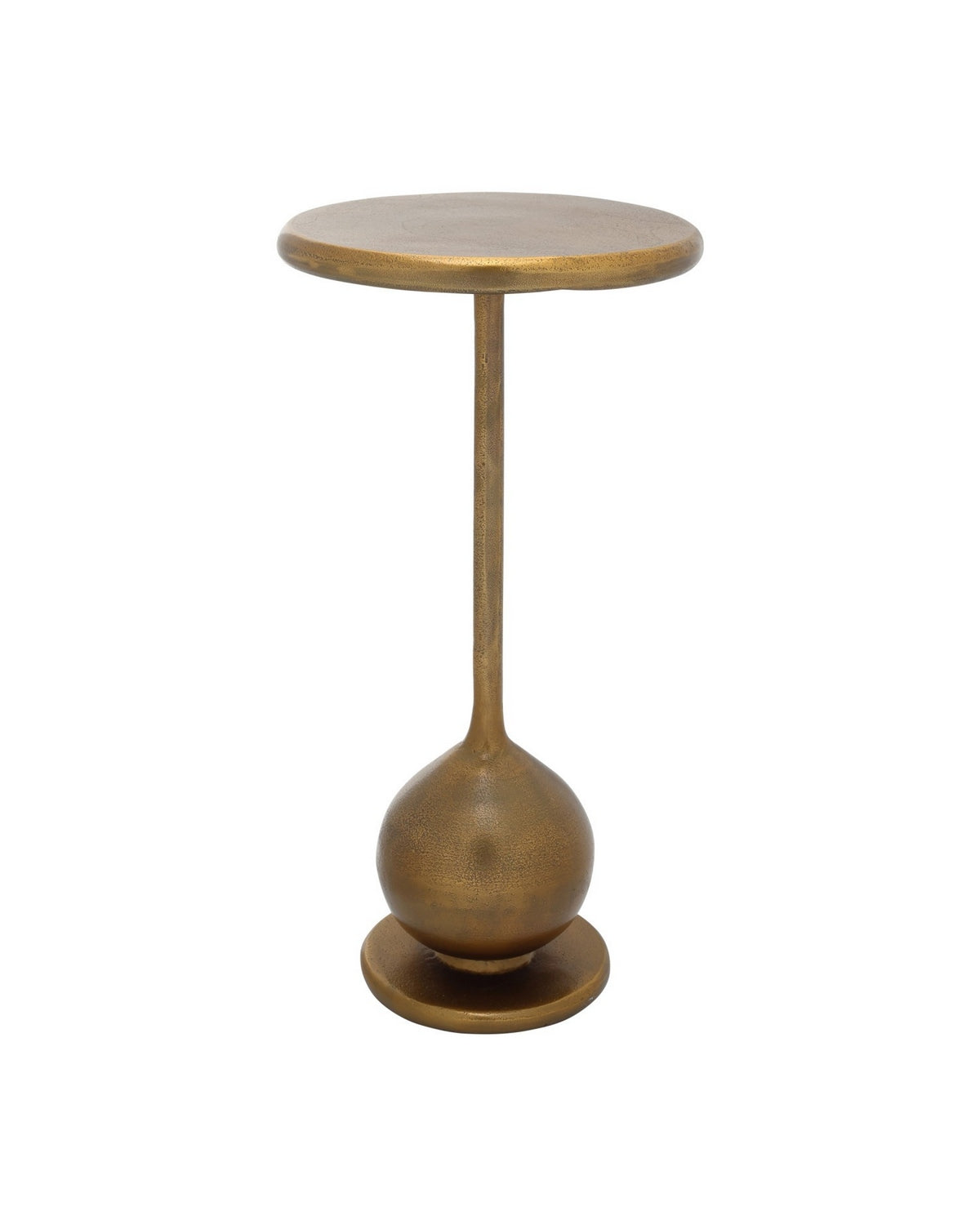 Currey and Company 4000-0248 Carillon Accent Table in Antique Brass