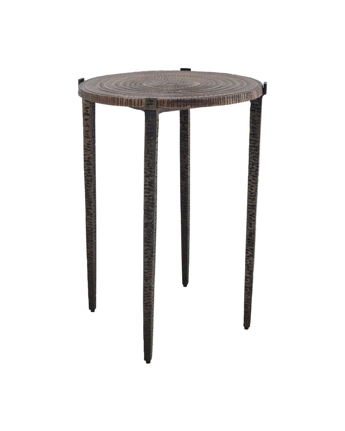 Currey and Company 4000-0256 Unity Accent Table in Antique Bronze/Dark Bronze
