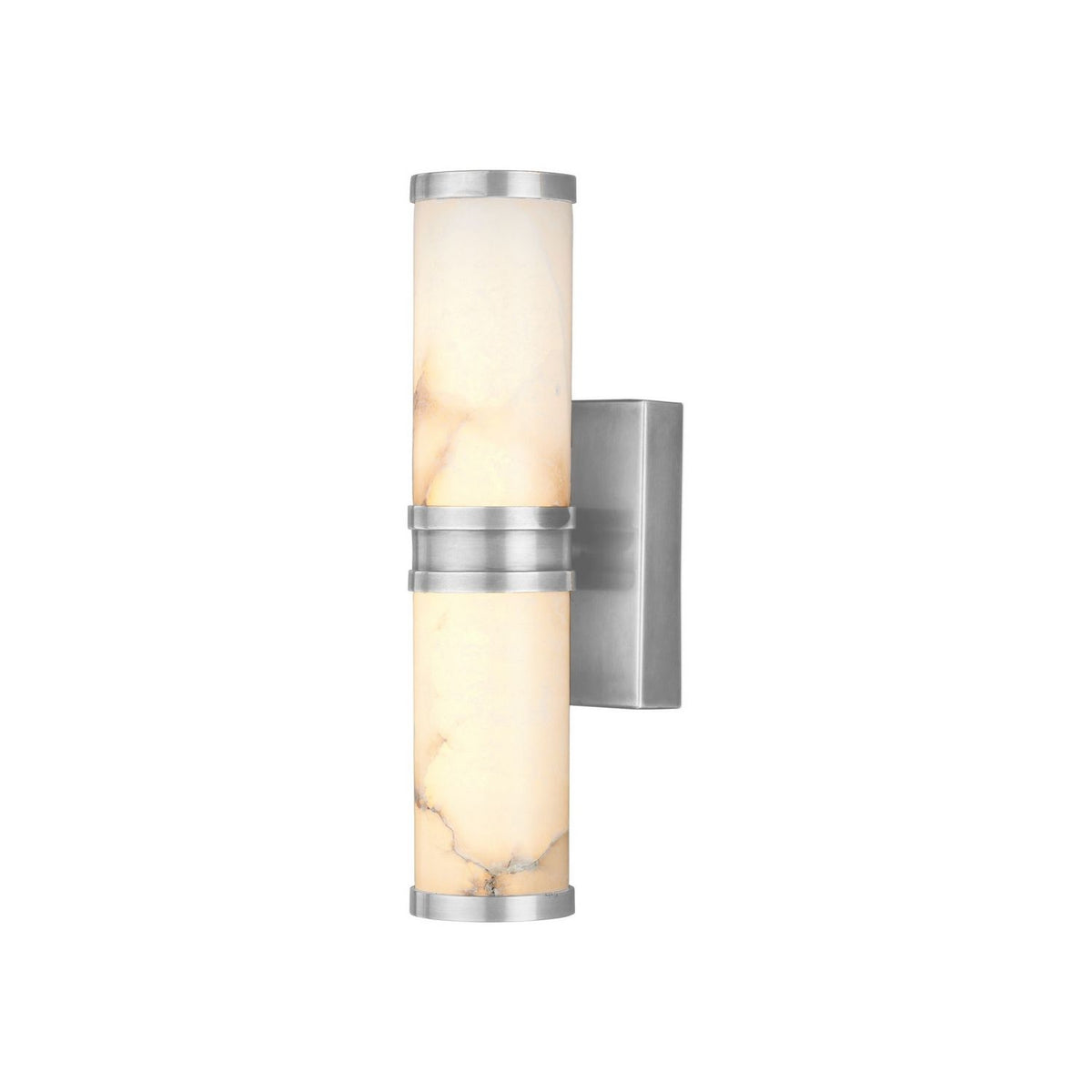Currey and Company 5800-0077 Brenham Wall Sconce in Natural/Nickel