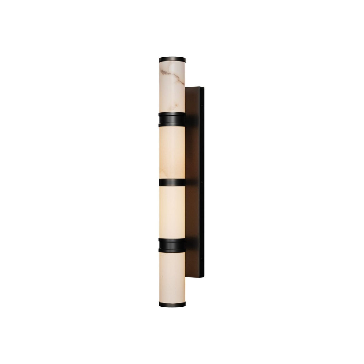 Currey and Company 5800-0081 Brenham Wall Sconce in Natural/Oil Rubbed Bronze