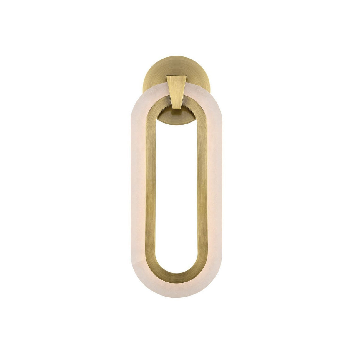 Currey and Company 5900-0060 Aurora Wall Sconce in Natural/Polished Antique Brass