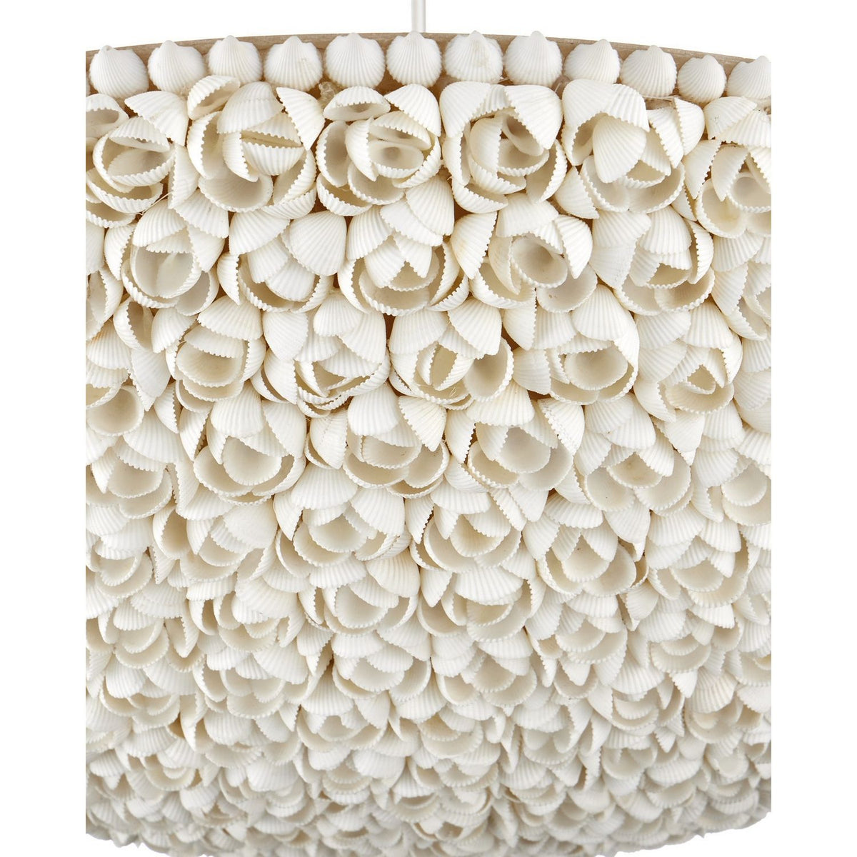 Currey and Company 9000-1341 Virtu Chandelier in Natural/Pearlized White