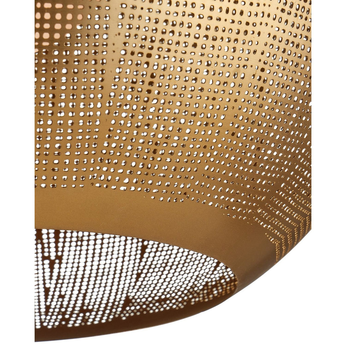 Currey and Company 9000-1363 Buckram Orb Pendant in Antique Brass