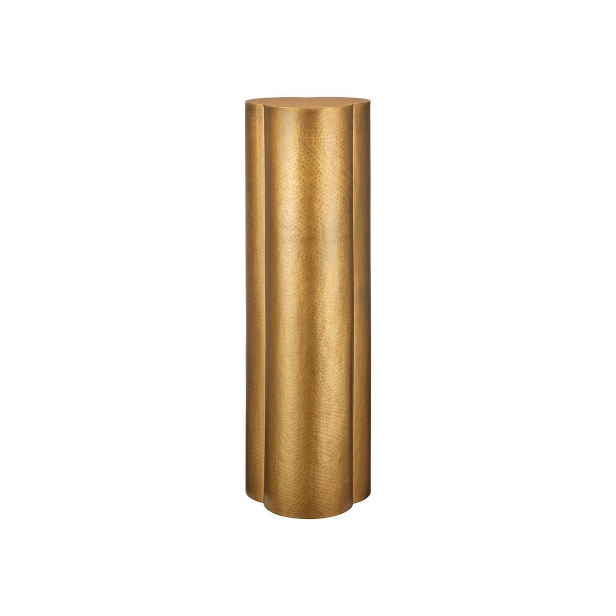 Currey and Company 4000-0271 Trebol Pedestal in Antique Brass