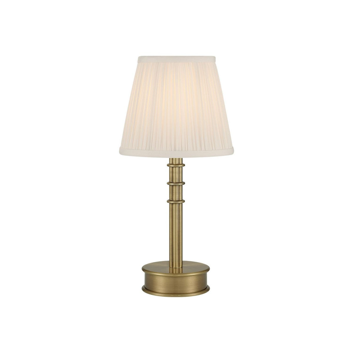 Currey and Company 6700-0034 Valise Cordless Table Lamp in Polished Antique Brass