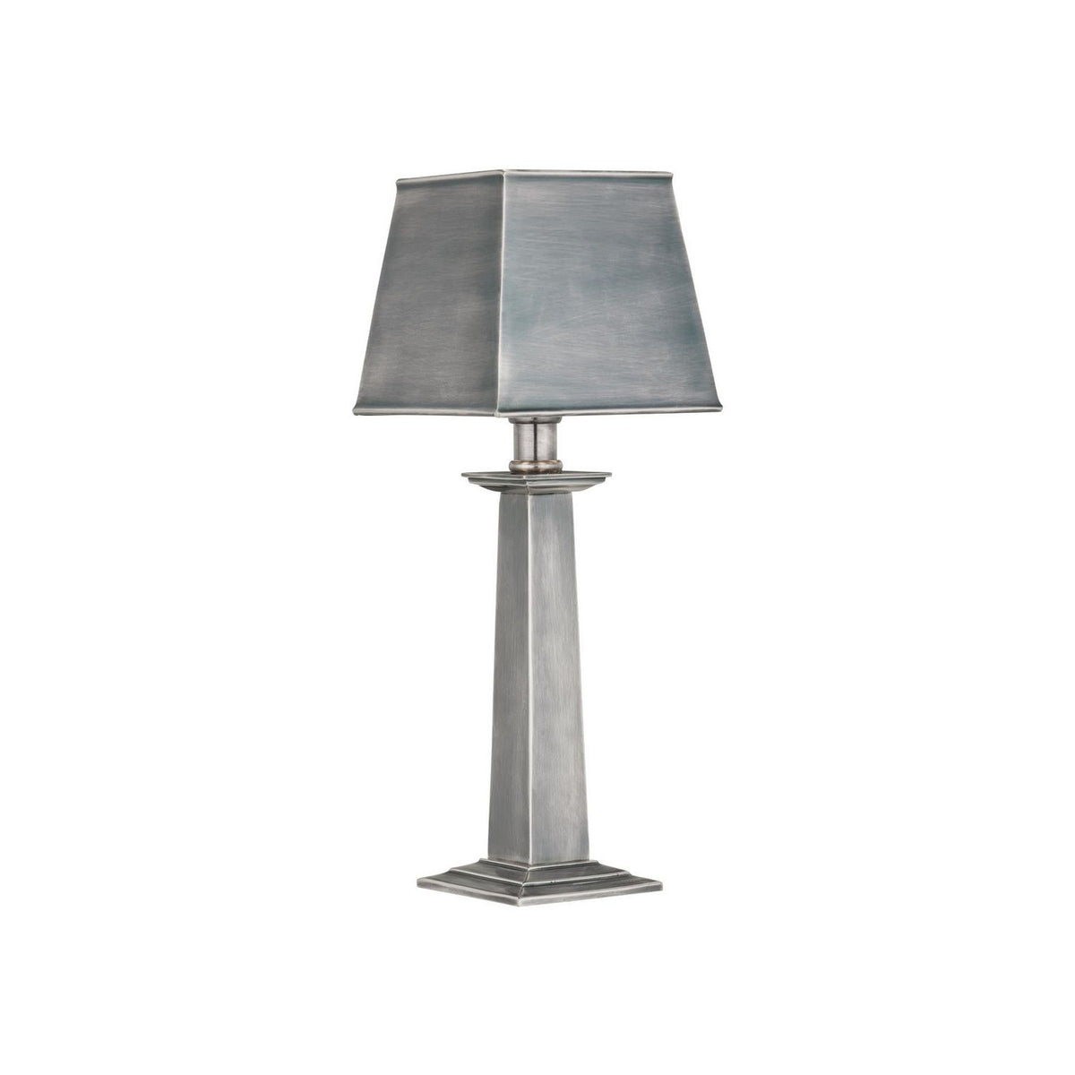 Currey and Company 6700-0040 Wander Cordless Table Lamp in Antique Silver