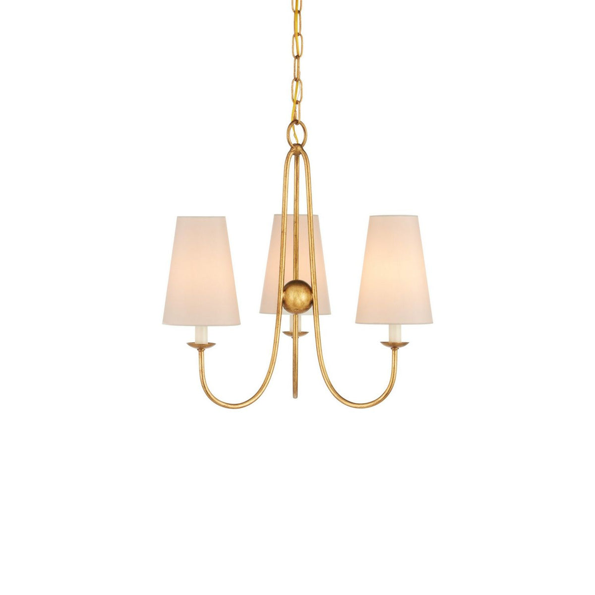 Currey and Company 9000-1483 Brayden Chandelier in Antique Gold Leaf