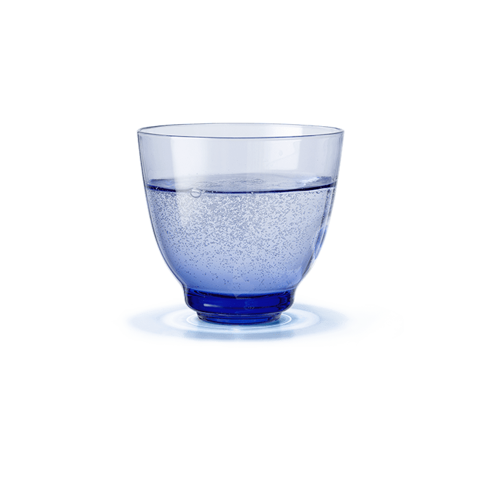 Holmegaard 4300424 Flow Tumbler in Dark Blue