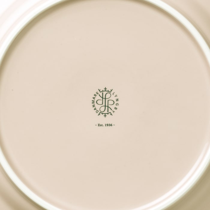 Lyngby Porcelæn 201805 Rhombe Earth Plate in Marble