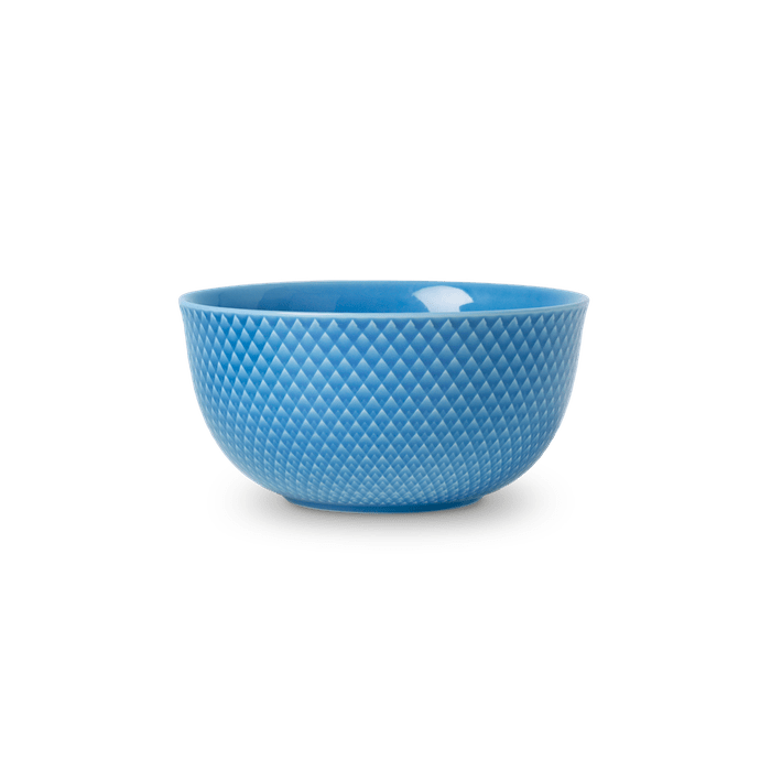 Lyngby Porcelæn 201910 Rhombe Color Serving Bowl in Blue