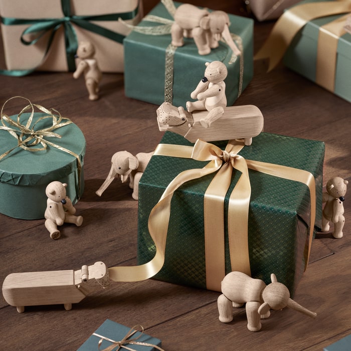 Kay Bojesen 39366 Liliput Wooden Figurine Set in Oak