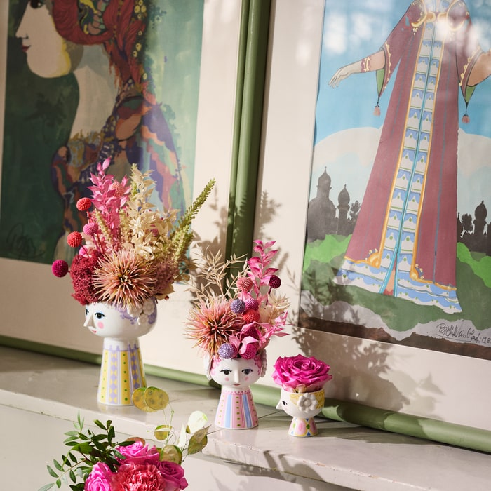 Bjørn Wiinblad 56555 Eva Candle Holder in Pink
