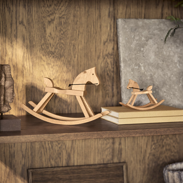 Kay Bojesen 39227 Rocking Horse Wooden Figurine in Beech