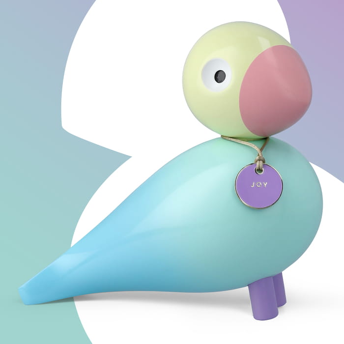 Kay Bojesen 39837 Story Bird Wooden Figurine in Aqua