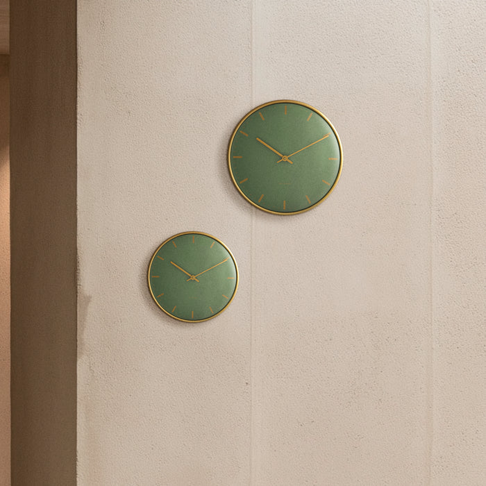 Arne Jacobsen Clocks 43484 City Hall Wall Clock in Green