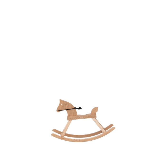 Kay Bojesen 39512 Rocking Horse Wooden Figurine in Beech
