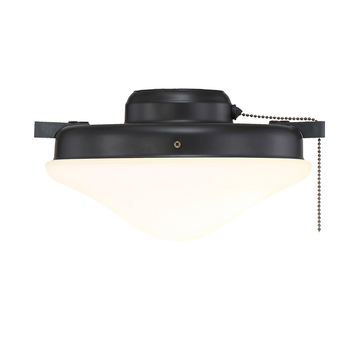 Meridian M2027MBK Two Light Fan Light Kit in Matte Black