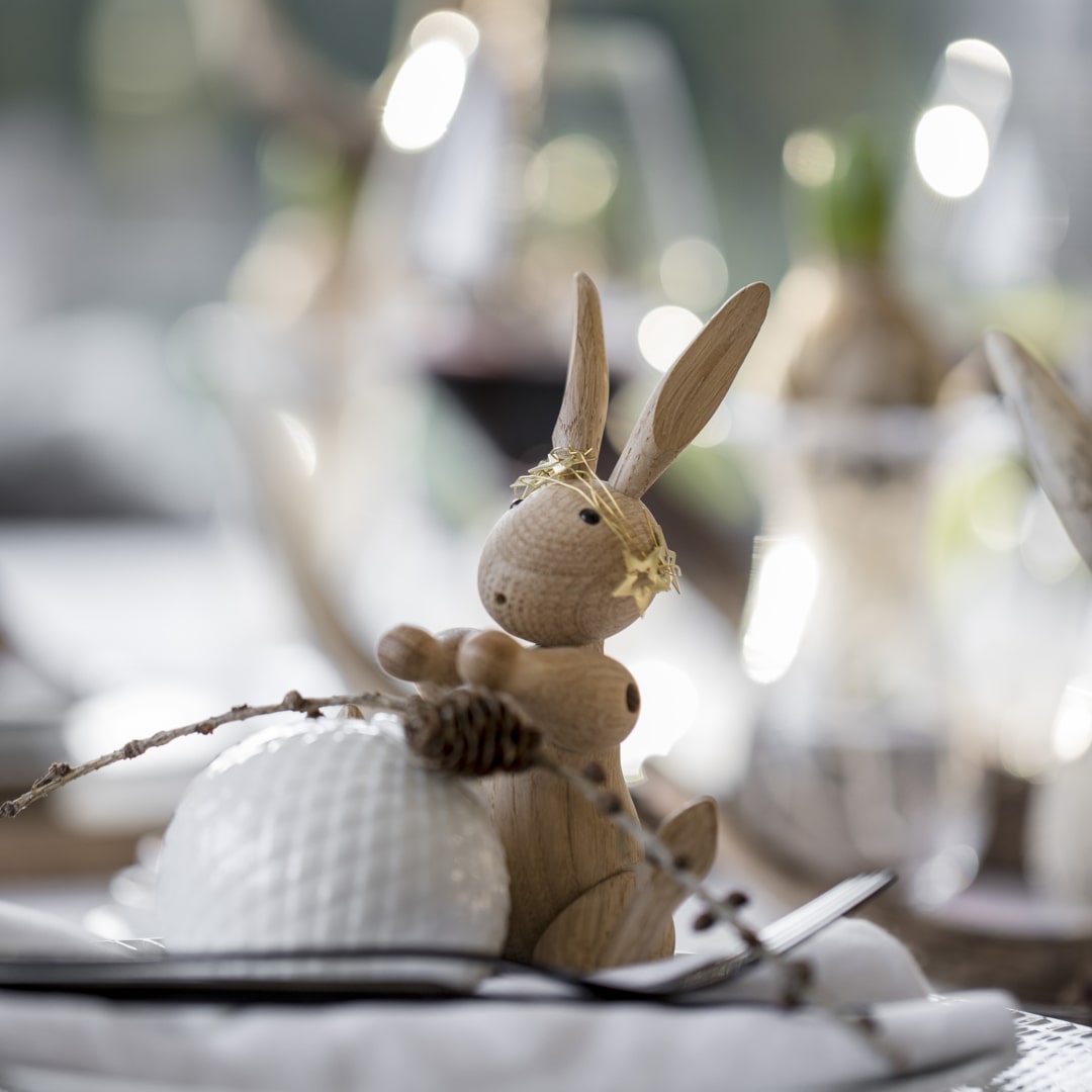 Kay Bojesen 39203 Rabbit Wooden Figurine in Oak