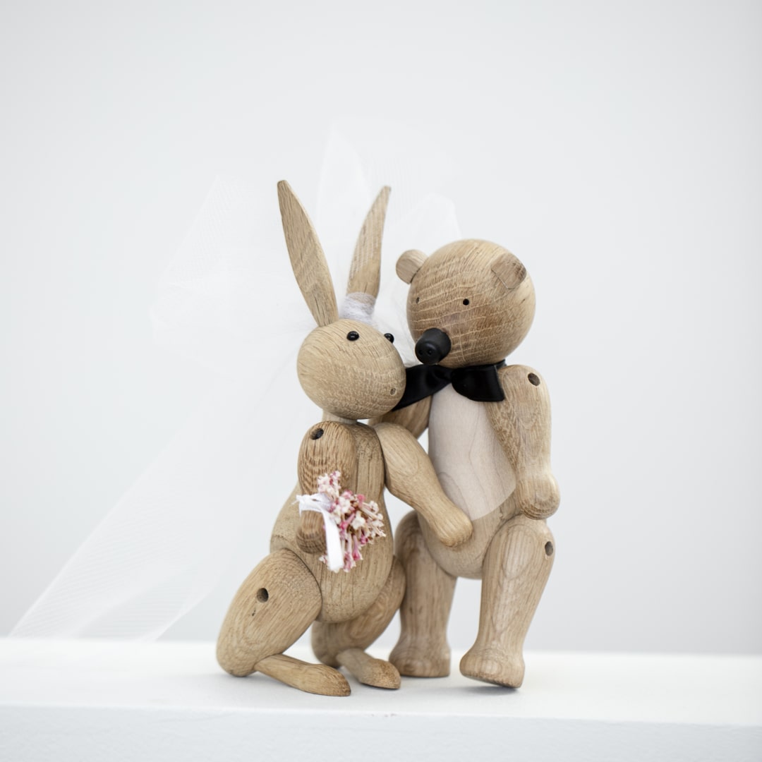 Kay Bojesen 39203 Rabbit Wooden Figurine in Oak
