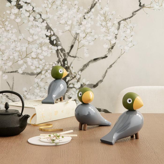 Kay Bojesen 39419 Songbird Wooden Figurine in Aqua