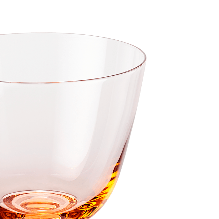 Holmegaard 4300487 Flow Glass on Foot in Champagne